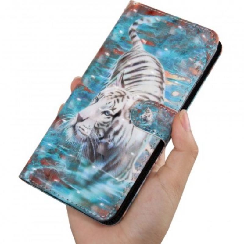 Housse Samsung Galaxy A50 Tigre dans l'Eau