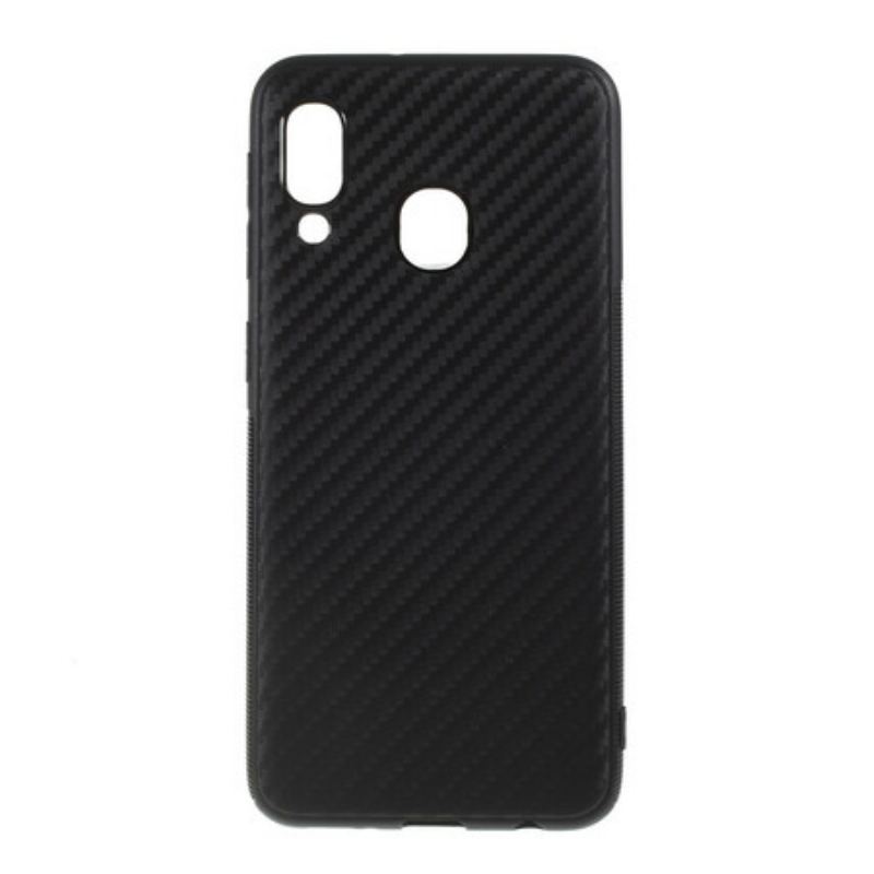 Coque Samsung Galaxy A20e Fibre Carbone