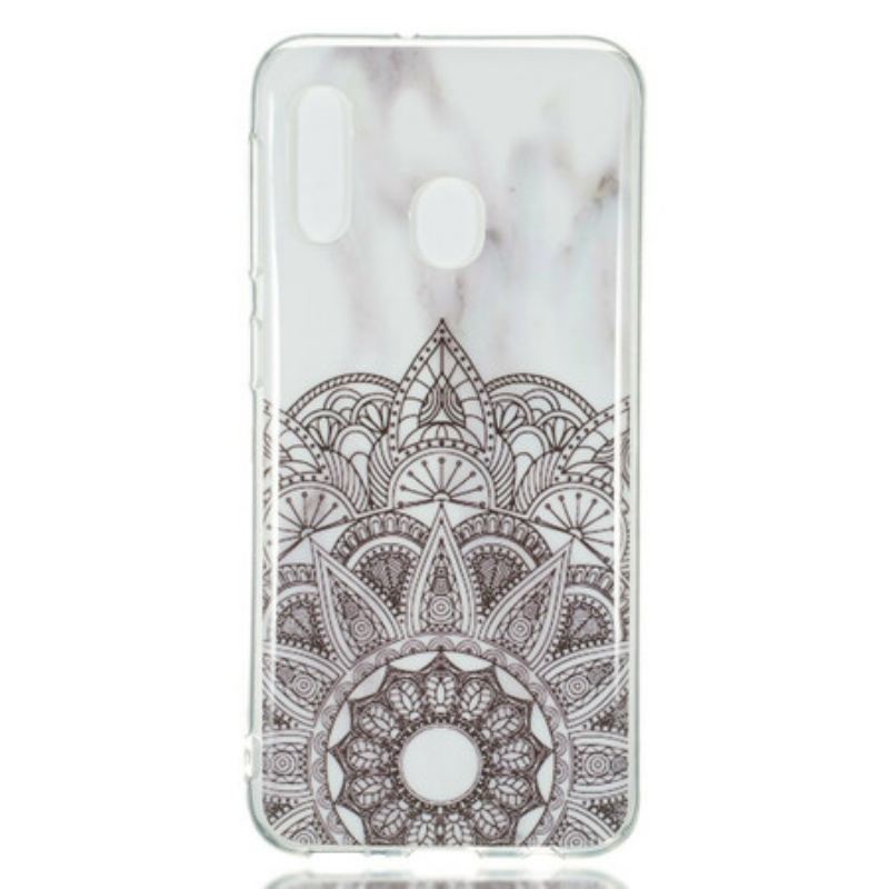 Coque Samsung Galaxy A20e Mandala Marbré