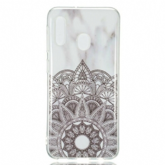 Coque Samsung Galaxy A20e Mandala Marbré