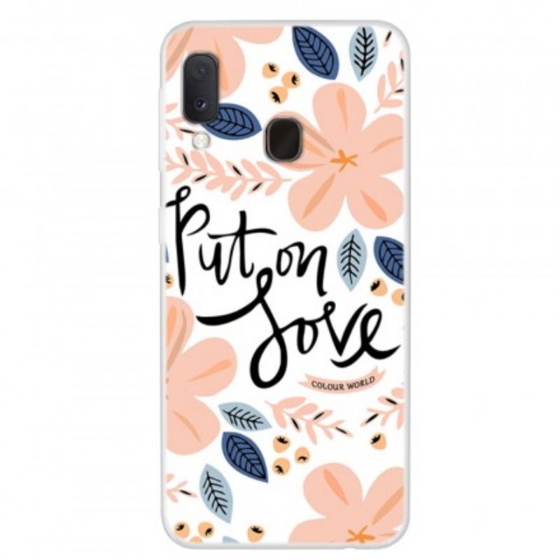 Coque Samsung Galaxy A20e Put On Love