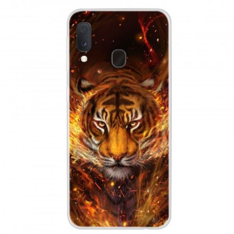 Coque Samsung Galaxy A20e Tigre de Feu