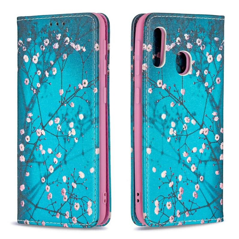 Flip Cover Samsung Galaxy A20e Branches Fleuries