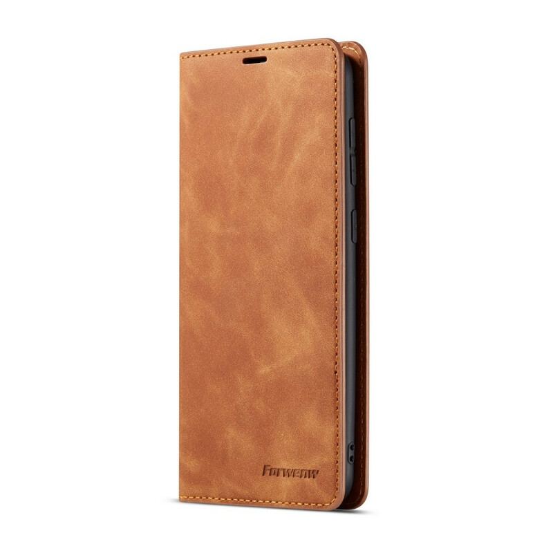 Flip Cover Samsung Galaxy A20e Effet Cuir FORWENW