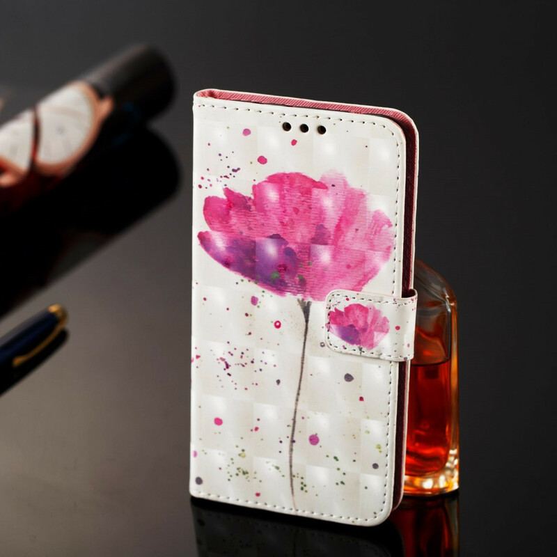 Housse Samsung Galaxy A20e Coquelicot Aquarelle