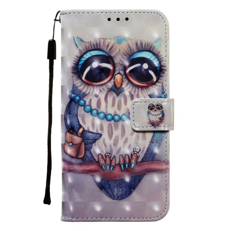 Housse Samsung Galaxy A20e Miss Hibou