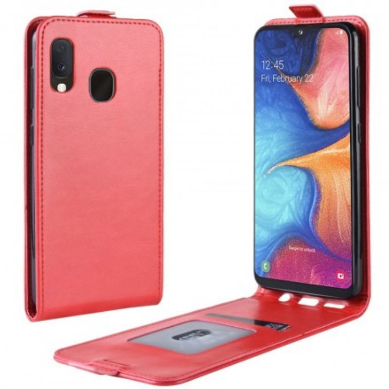 Housse Samsung Galaxy A20e Rabattable Effet Cuir