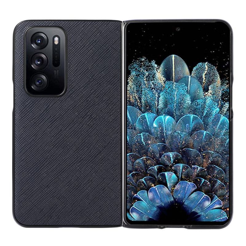 Coque Oppo Find N Cuir Véritable Texturé