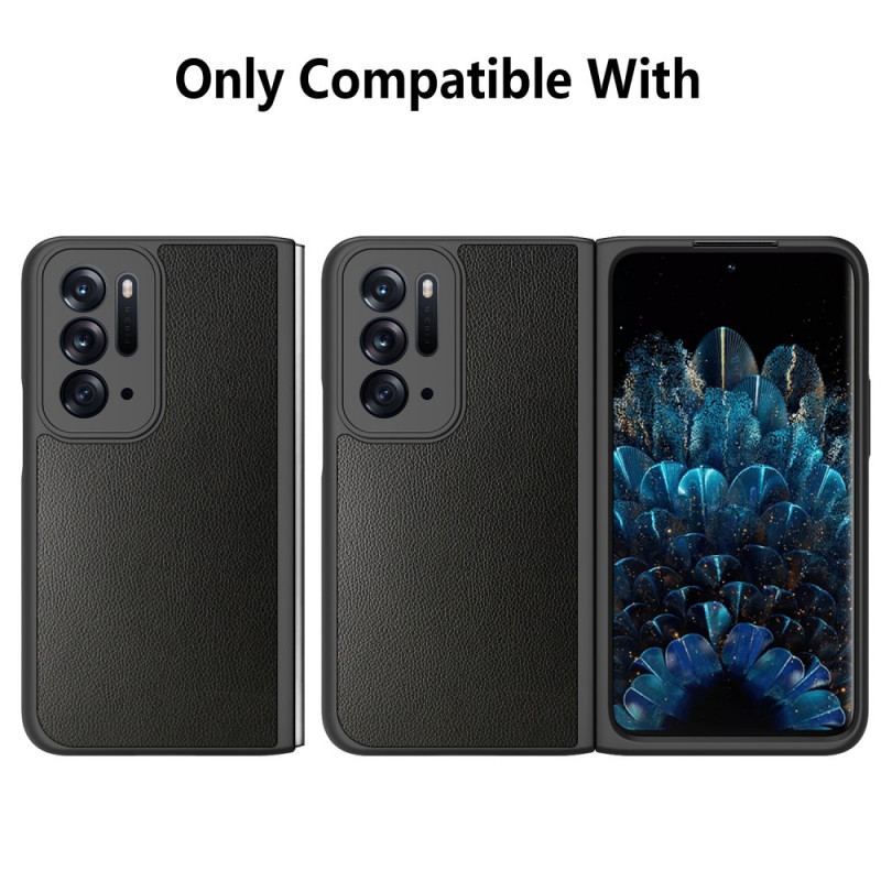 Coque Oppo Find N Style Cuir Litchi avec Protecteur Écran