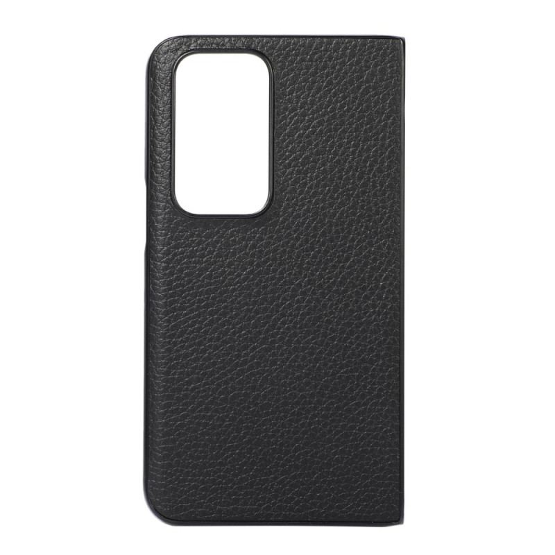 Coque Oppo Find N Véritable Cuir litchi Design