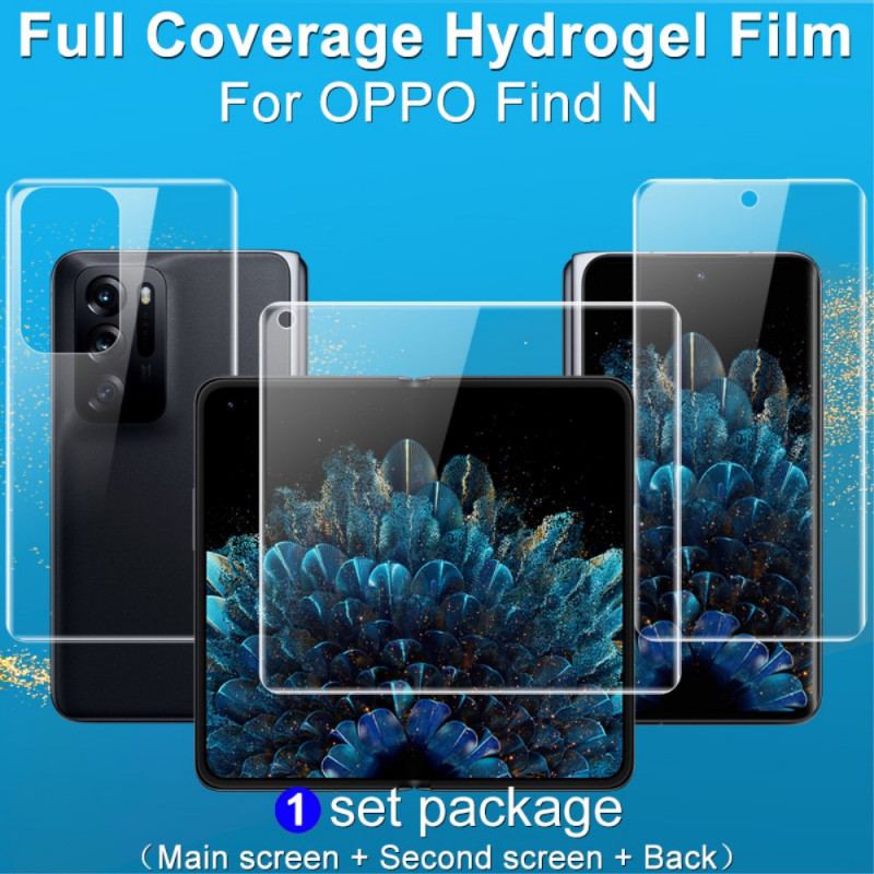 Films de protection écrans et dos pour Oppo Find N