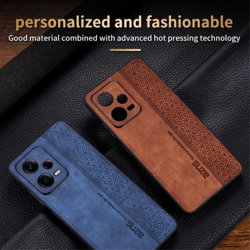 Coque Xiaomi Redmi Note 12 Pro Plus Effet Cuir AZNS