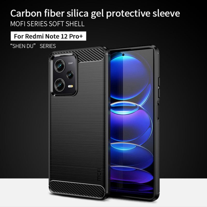 Coque Xiaomi Redmi Note 12 Pro Plus Fibre Carbone Brossée