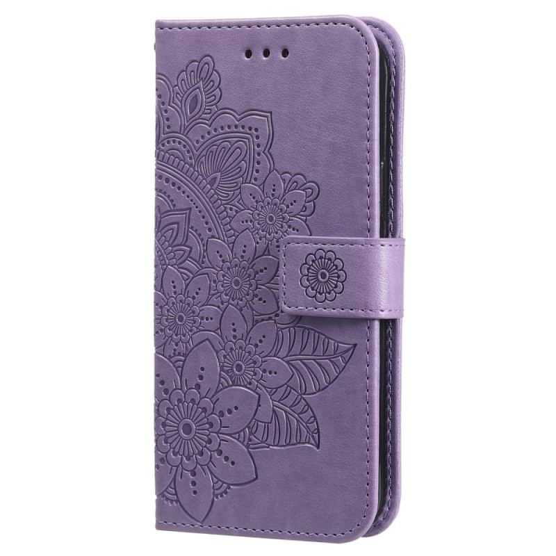 Housse Xiaomi Redmi Note 12 Pro Plus Fleur Mandala à Lanière