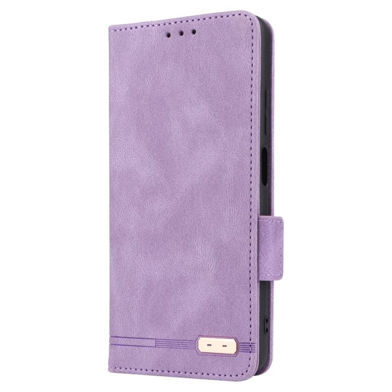 Flip Cover Xiaomi Redmi Note 12 Pro/Poco X5 Pro 5G Effet Cuir Stylé