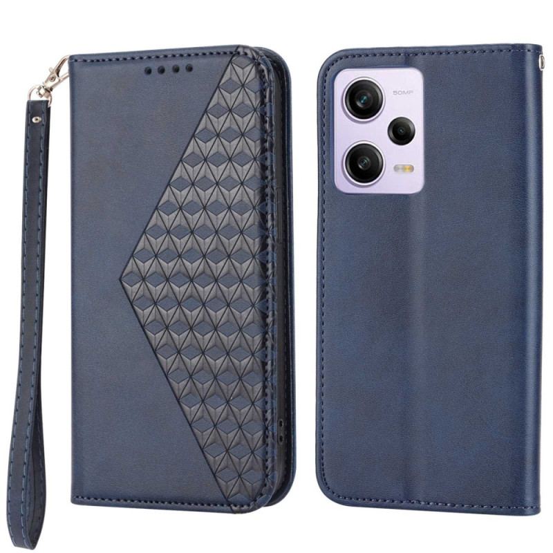 Flip Cover Xiaomi Redmi Note 12 Pro/Poco X5 Pro 5G Style Cuir Motif 3D