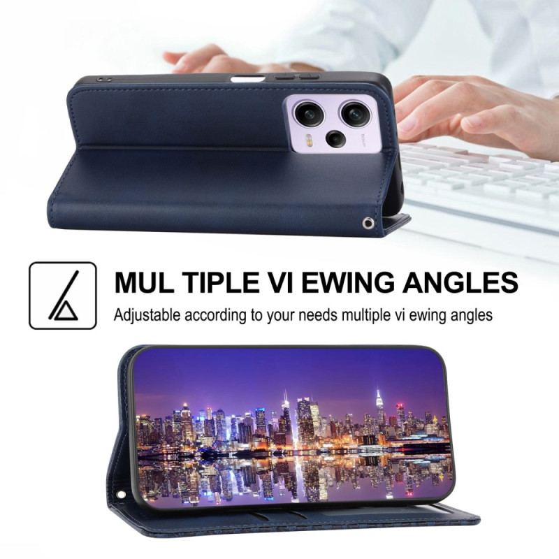 Flip Cover Xiaomi Redmi Note 12 Pro/Poco X5 Pro 5G Style Cuir Motif 3D