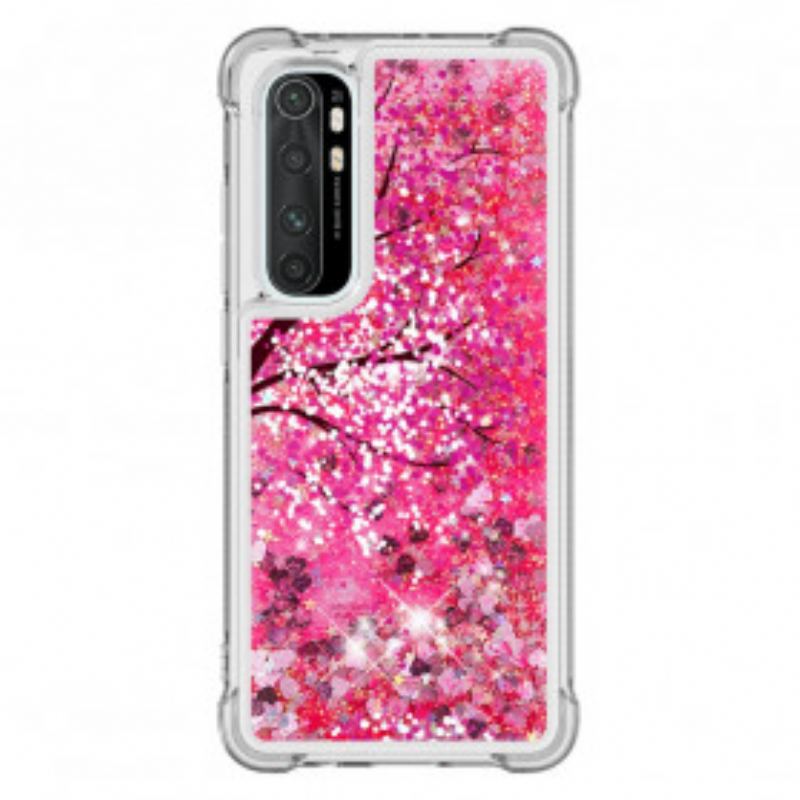 Coque Xiaomi Mi Note 10 Lite Arbre Paillettes