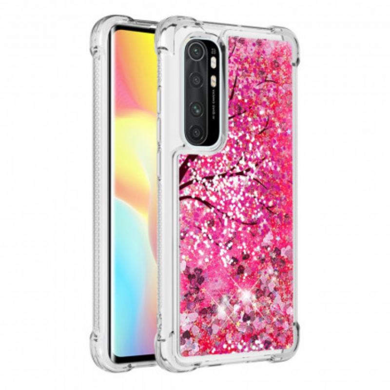 Coque Xiaomi Mi Note 10 Lite Arbre Paillettes