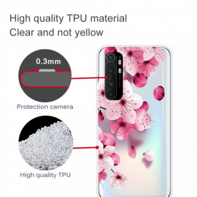 Coque Xiaomi Mi Note 10 Lite Fleur Rose Pure