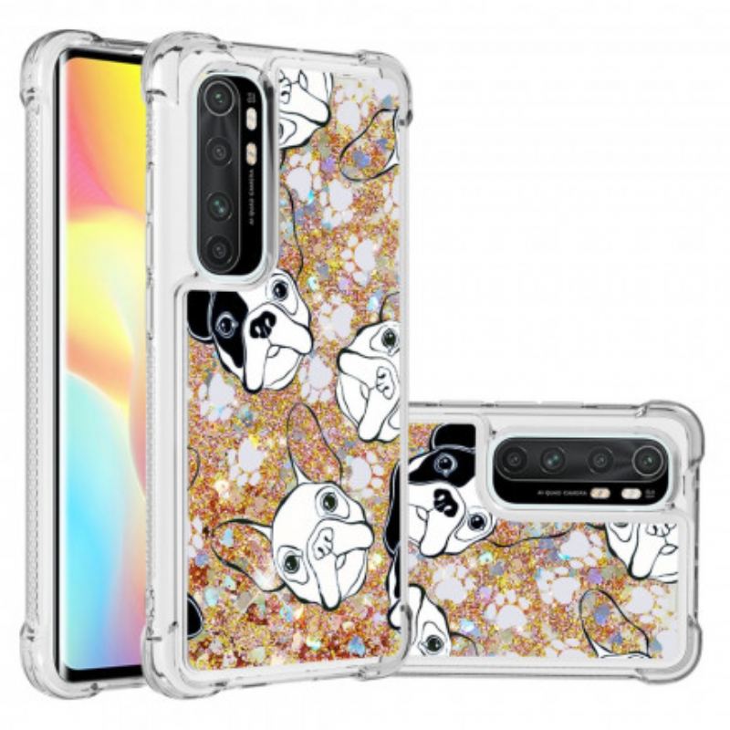 Coque Xiaomi Mi Note 10 Lite Mr Chien Paillettes