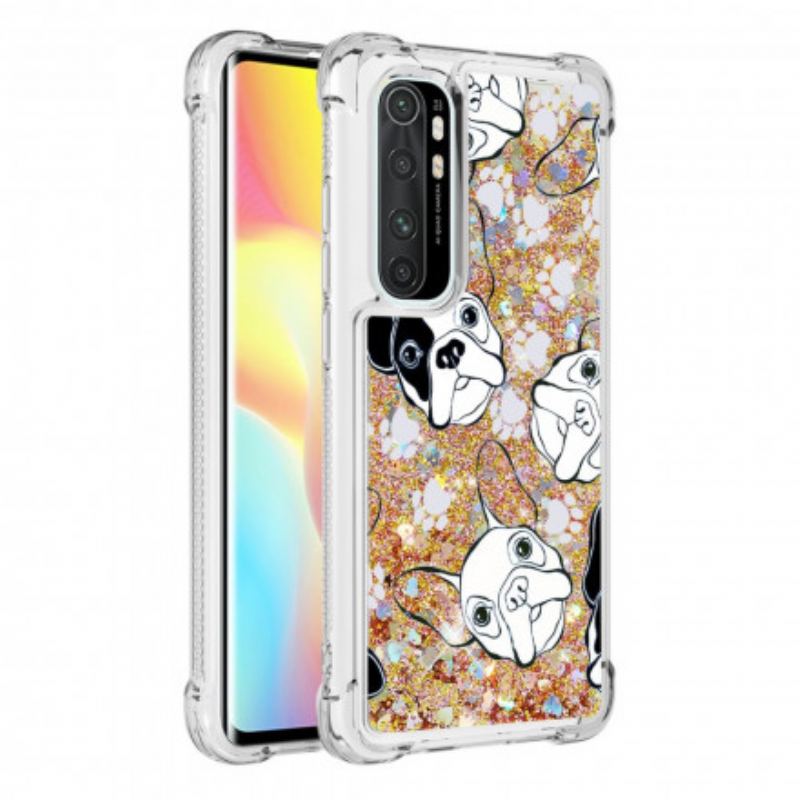 Coque Xiaomi Mi Note 10 Lite Mr Chien Paillettes