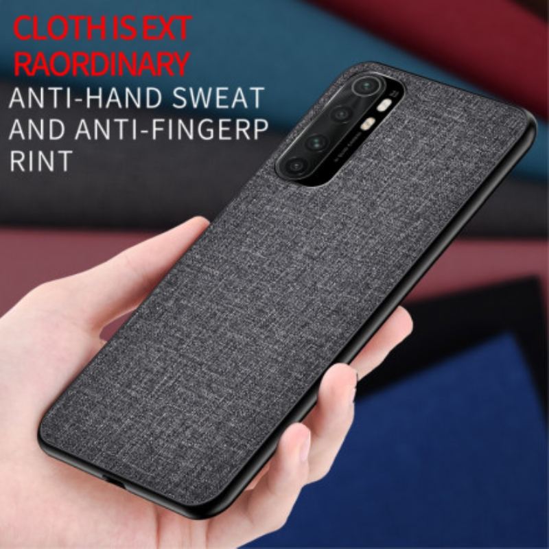 Coque Xiaomi Mi Note 10 Lite Texture Tissu