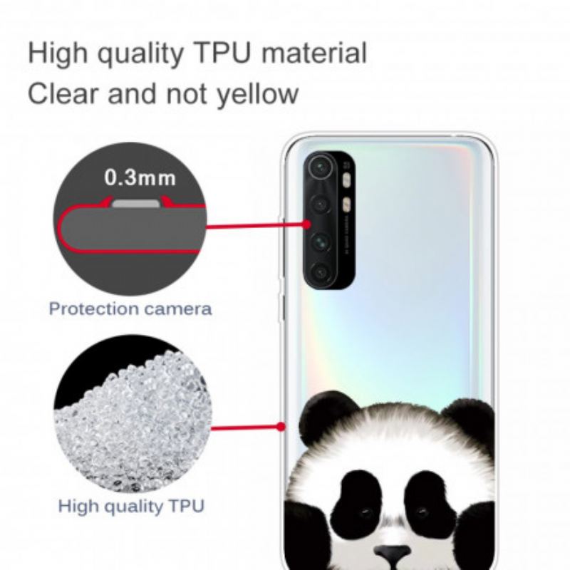 Coque Xiaomi Mi Note 10 Lite Transparente Panda