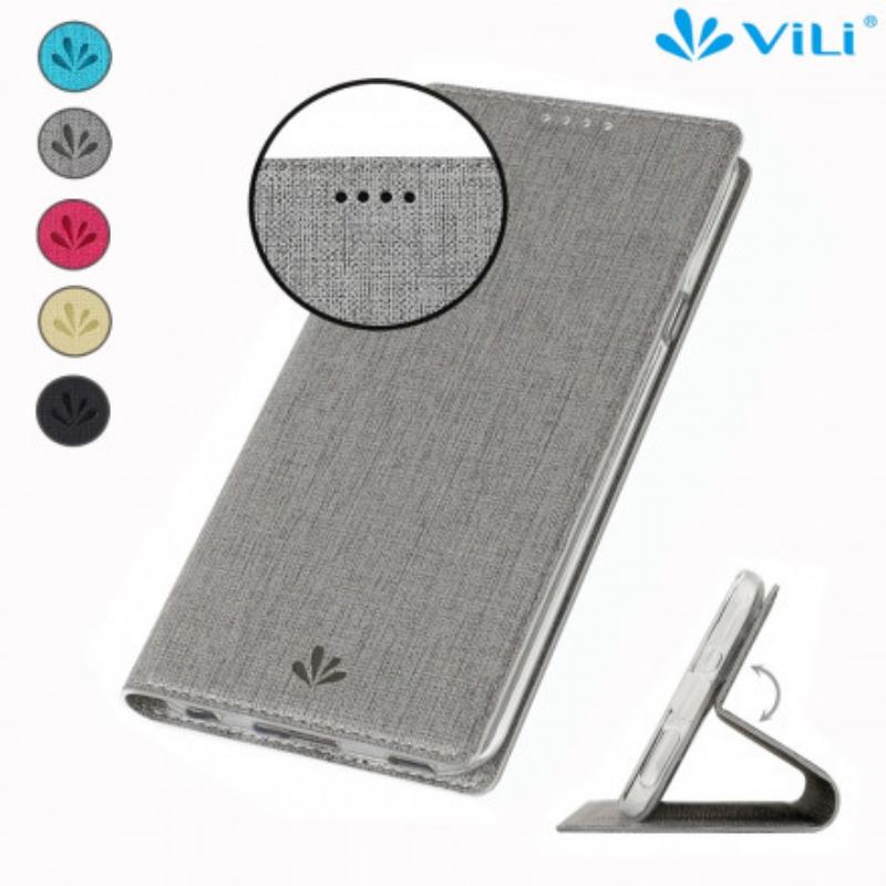 Flip Cover Xiaomi Mi Note 10 Lite Texturée VILI DMX