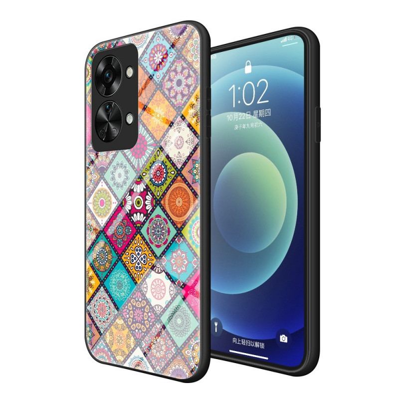 Coque OnePlus Nord 2T 5G Support Magnétique Patchwork