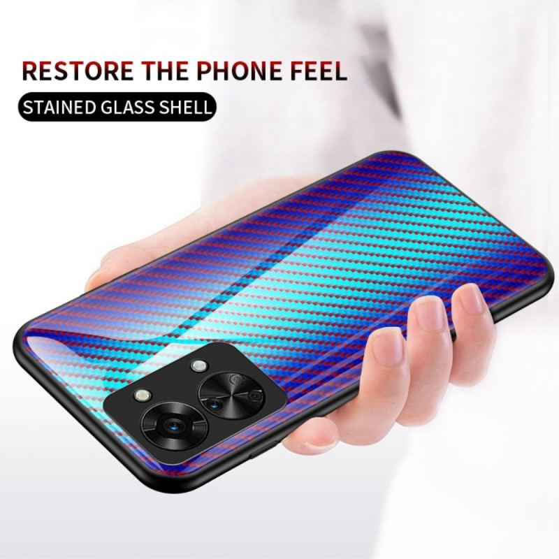 Coque OnePlus Nord 2T 5G Verre Trempé Fibre Carbone