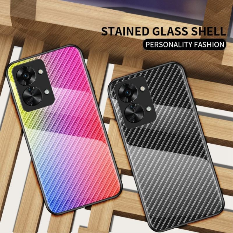 Coque OnePlus Nord 2T 5G Verre Trempé Fibre Carbone