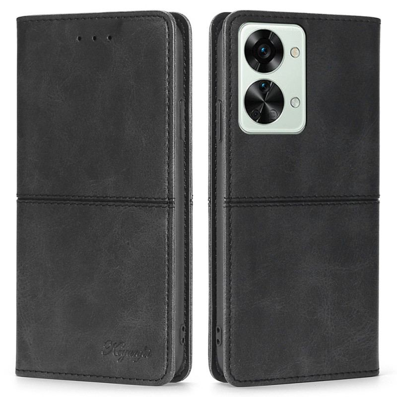 Flip Cover OnePlus Nord 2T 5G Coutures