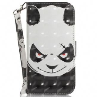 Housse OnePlus Nord 2T 5G Angry Panda à Lanière