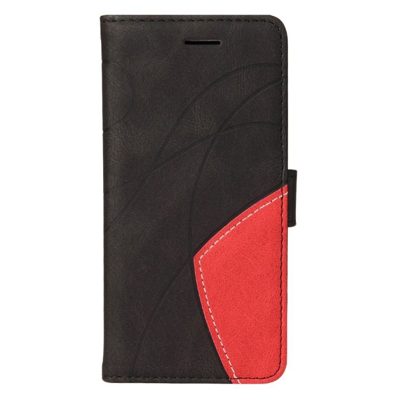 Housse OnePlus Nord 2T 5G Bicolore KT Leather Series avec Porte-Cartes à  Lanière