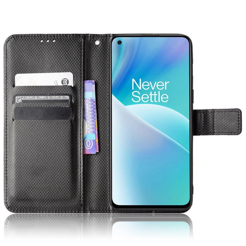 Housse OnePlus Nord 2T 5G Simili Cuir à Lanière