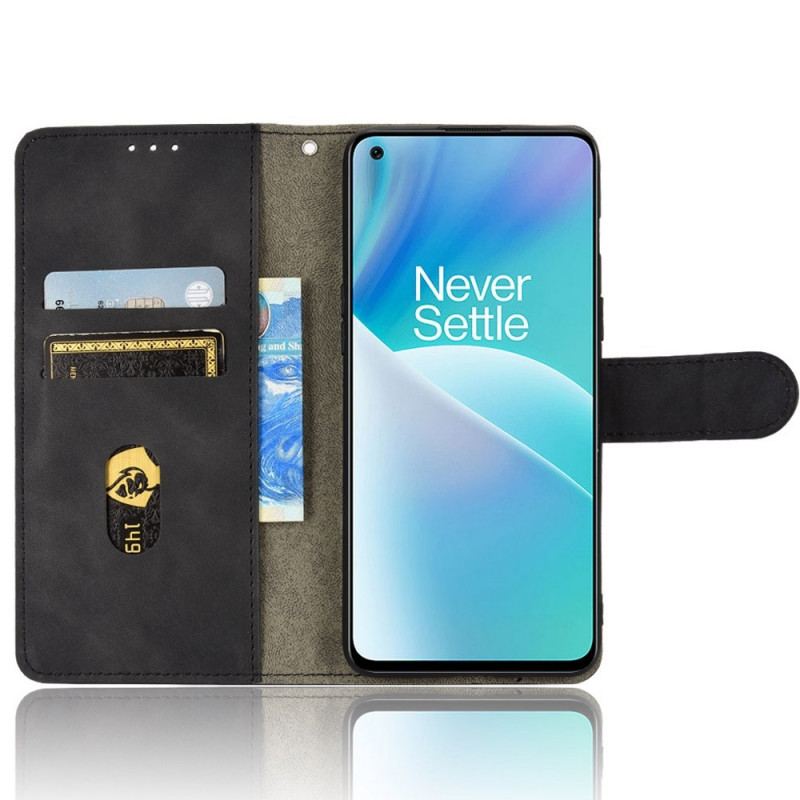 Housse OnePlus Nord 2T 5G Simili Cuir Uni à Lanière