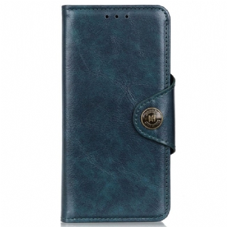 Housse OnePlus Nord 2T 5G Simili Cuir Vintage Bouton