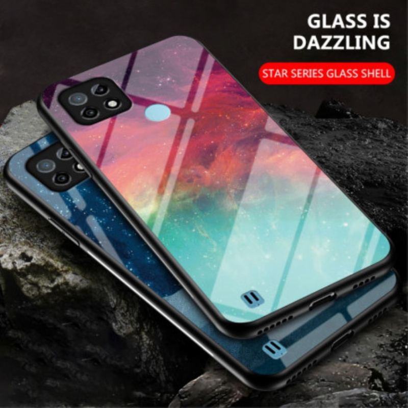 Coque Realme C21 Verre Trempé Marbre