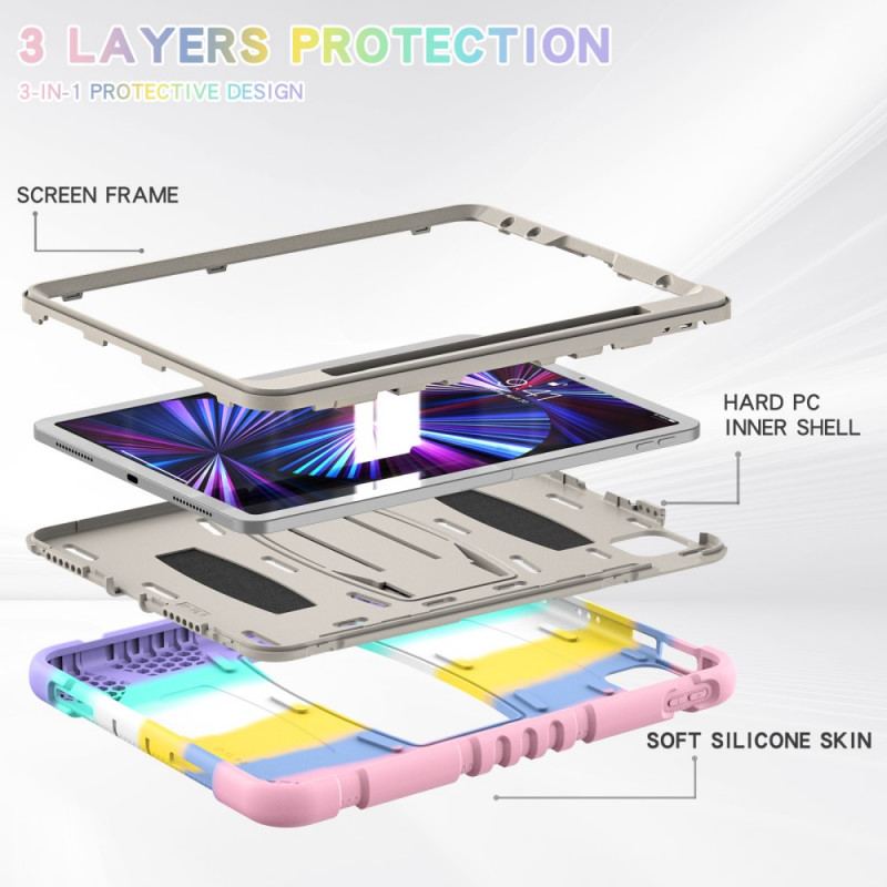 Coque iPad Air (2022) (2020) / Pro 11" Ultra Résistante avec Support Color