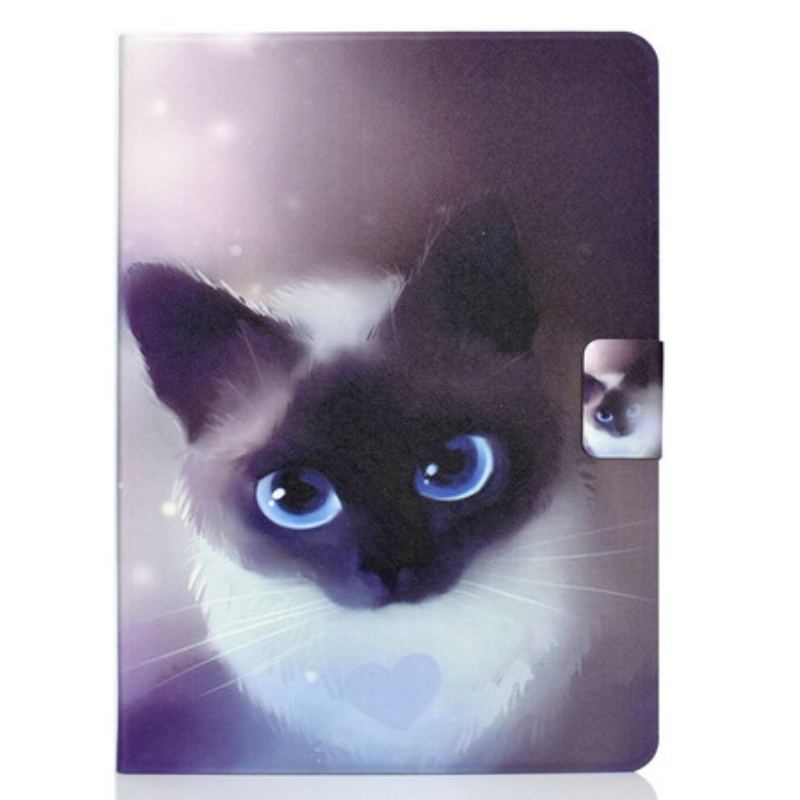 Housse iPad Air (2022) (2020) / Pro 11" Chat aux Yeux Bleus