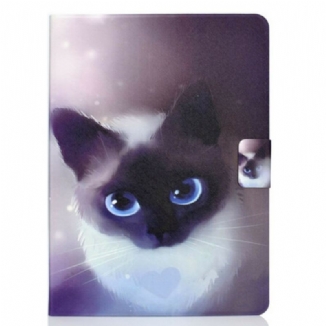 Housse iPad Air (2022) (2020) / Pro 11" Chat aux Yeux Bleus