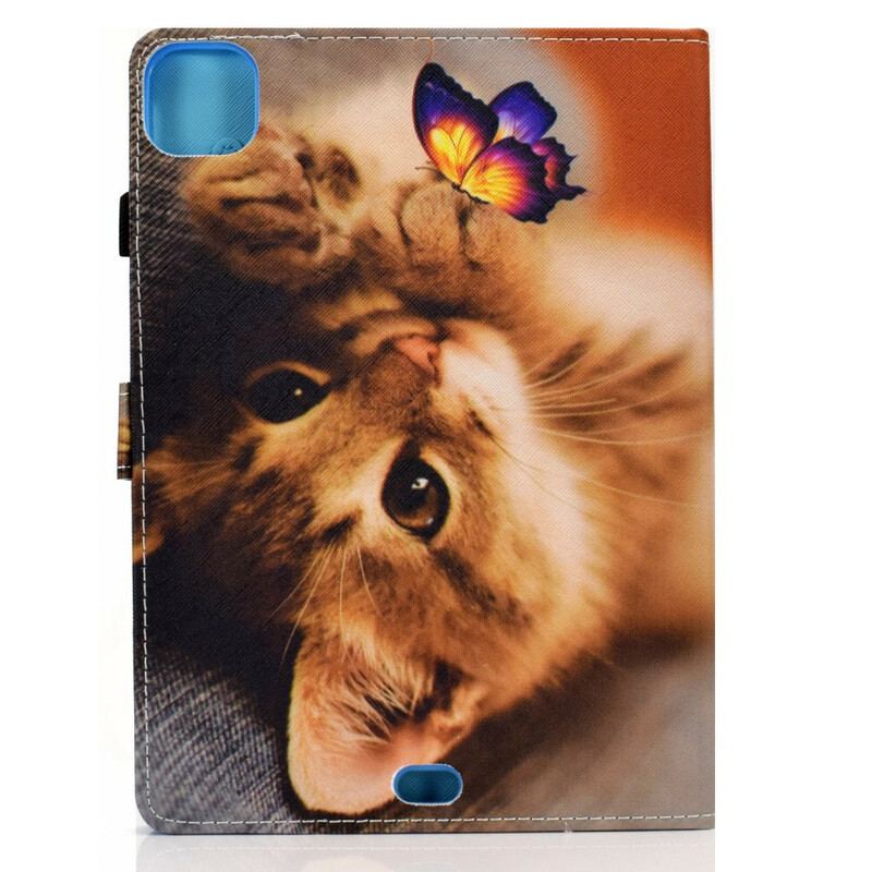 Housse iPad Air (2022) (2020) / Pro 11" Mon Chaton et Papillon