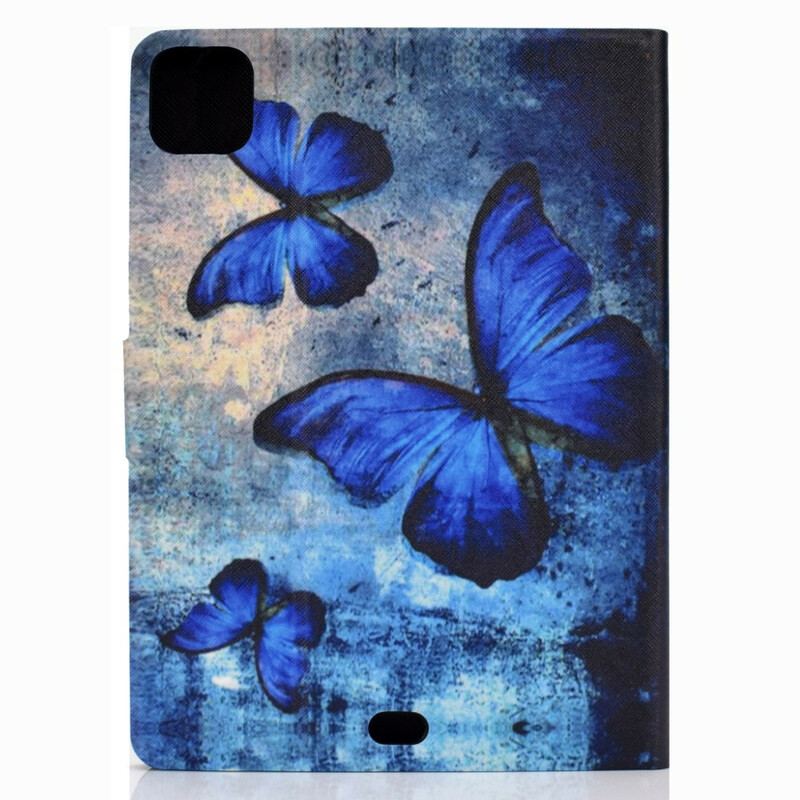 Housse iPad Air (2022) (2020) / Pro 11" Papillons Bleus