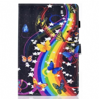 Housse iPad Air (2022) (2020) / Pro 11" Rainbow Butterflies