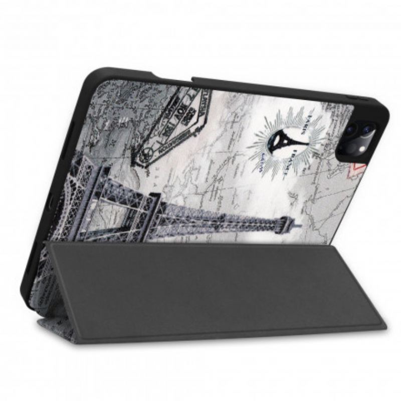 Smart Case iPad Pro 11" (2022) (2021) Tour Eiffel Porte-Stylet