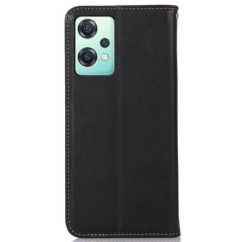 Flip Cover OnePlus Nord CE 2 Lite 5G Cuir Véritable