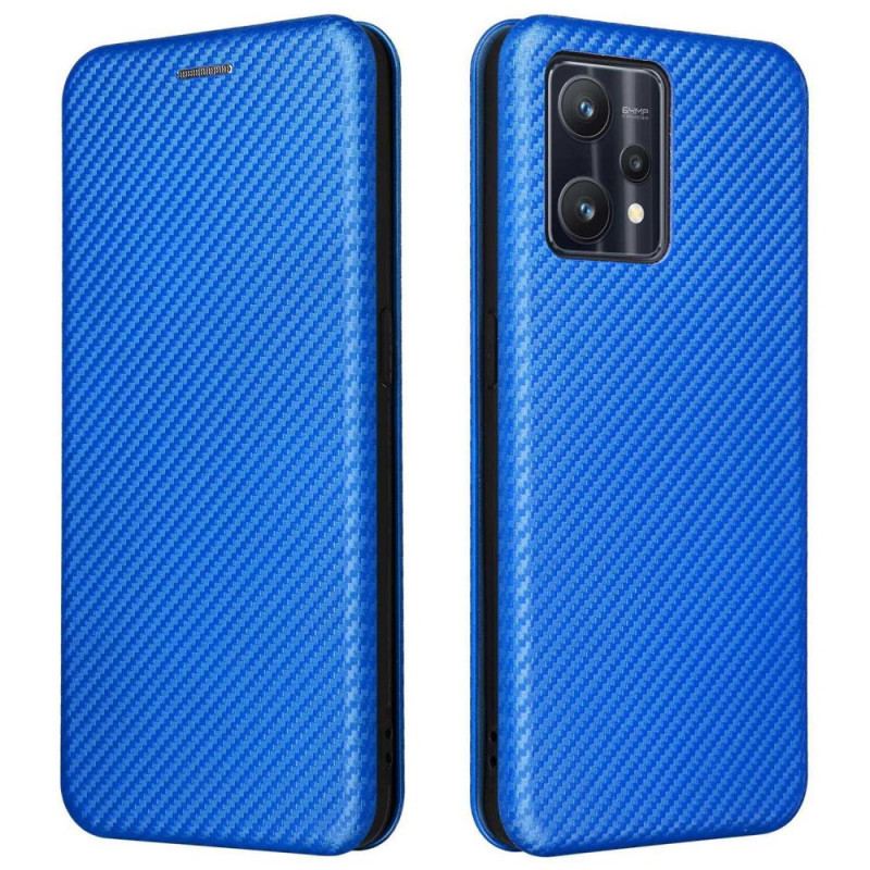 Flip Cover OnePlus Nord CE 2 Lite 5G Texture Fibre Carbone