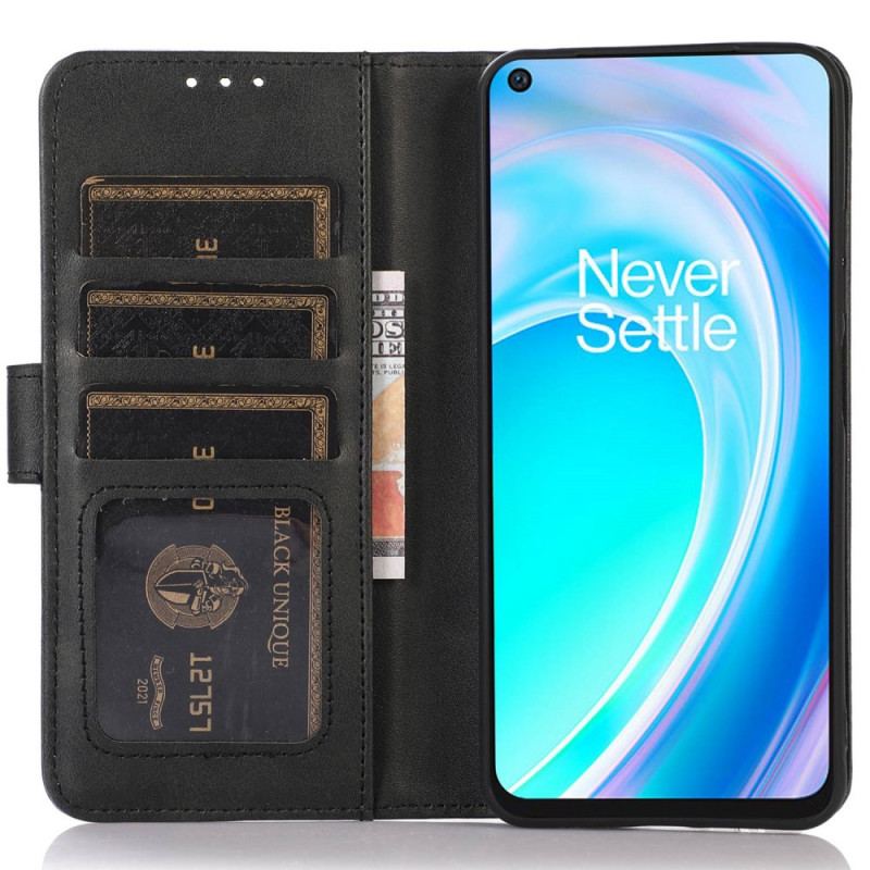 Housse OnePlus Nord CE 2 Lite 5G Effet Cuir Uni