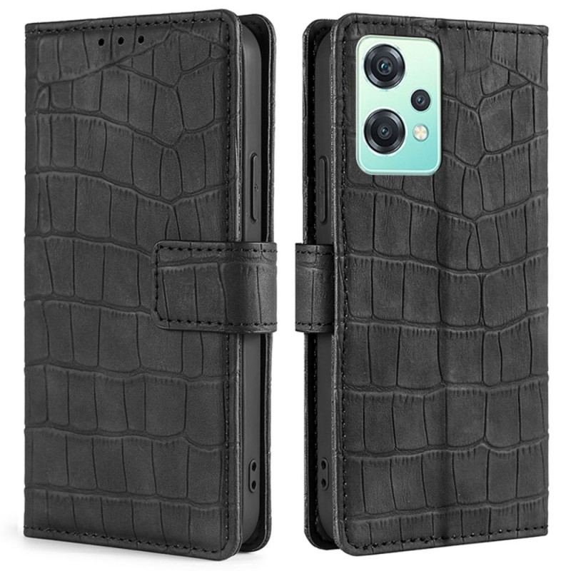 Housse OnePlus Nord CE 2 Lite 5G Style Peau de Crocodile